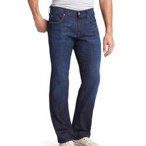 Seven For All Mankind Men’s Relaxed Straight Leg Jean 32X32 Dark Denim Stretch